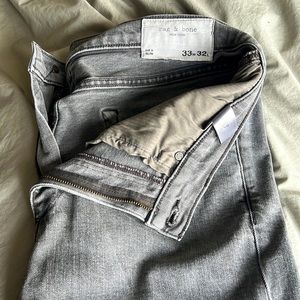 Rag and Bone Fit 2 mens grey jeans